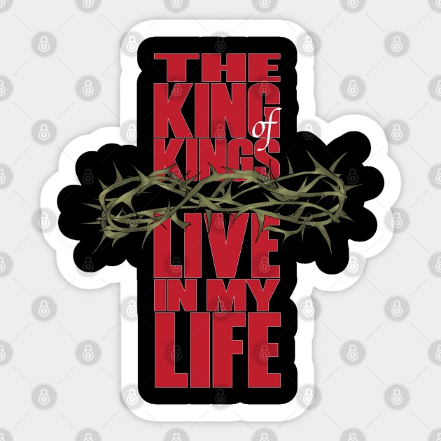 King of Kings Sticker by Jun Pagano